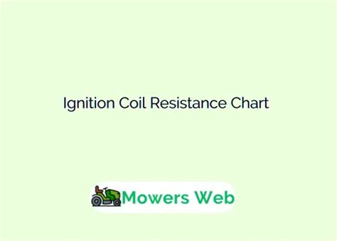 Motorcycle coil resistance chart.  This is how to test a small engine ignition coil.  Div...