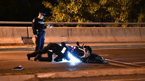 Motorcyclist dead after overnight crash in Vaughan