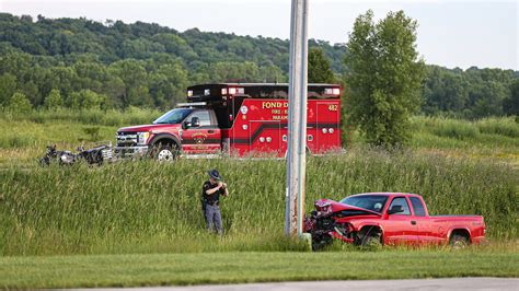 Motorcyclist dies in crash with pickup truck on U.S. 85 in Douglas County