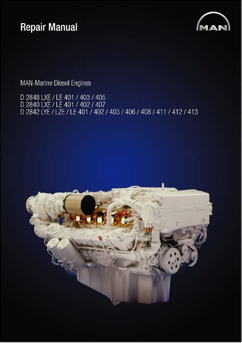 Motore diesel marino uomo d2848 d2840 d2842 lxe le 401   413 manuale di riparazione per officina. - Guía de diseño de muro de contención de hormigón.