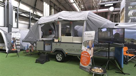 Motorhome and Caravan Show highlights: trailer tents - YouTube