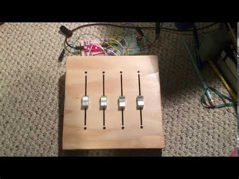 Motorized faders diy.  I know that you would run out of pins very quickl...
