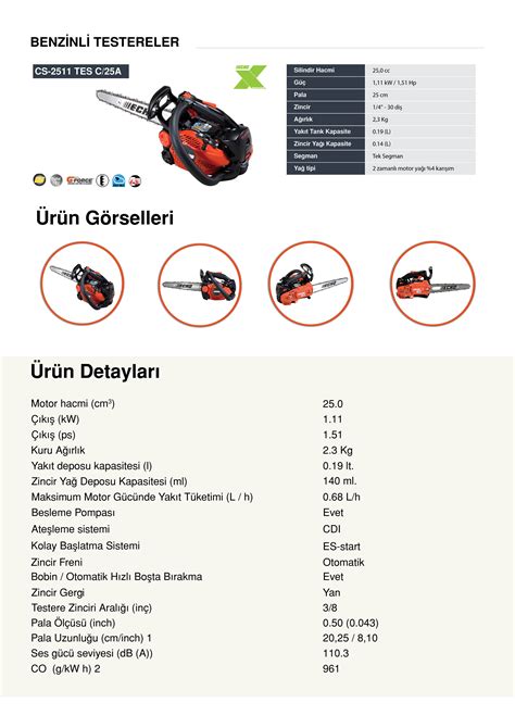 Motorlu Testere Modelleri Fiyatları.