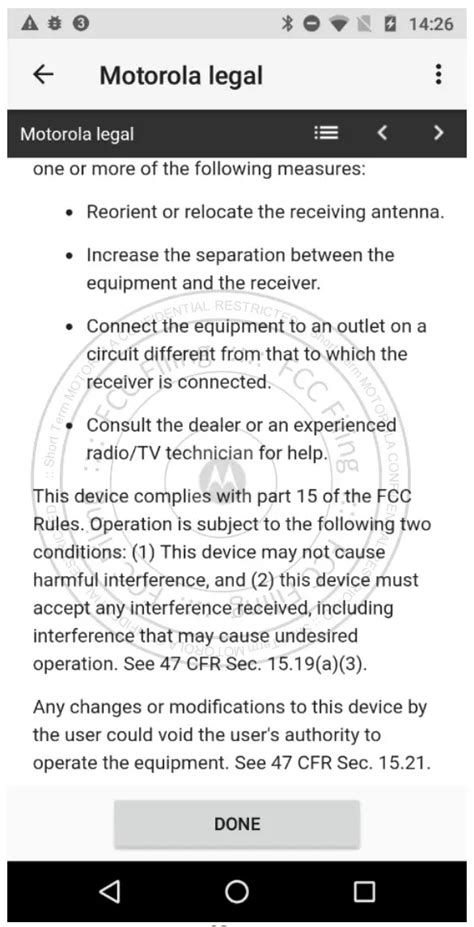 Motorola check code.  functionality and Motorola Mobility reserves the right to ch...