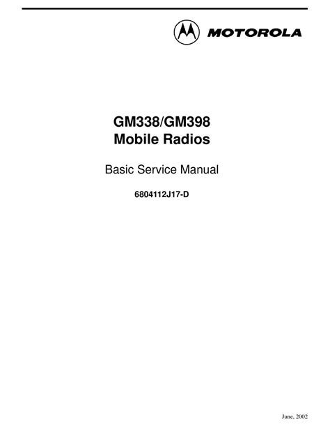 Motorola gm338 service manual free download. - Andresito artigas en la emancipación americana.
