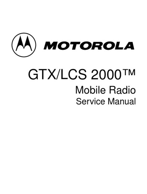 Motorola gtx lcs 2000 service manual. - The ultimate guidebook for getting into medical school paperback 2012.