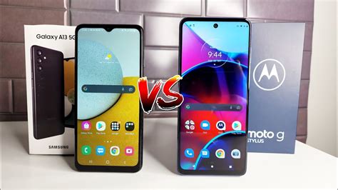 Here we compared two smartphones: the 6.6-inch Samsung Galaxy A13 (with Exynos 850) that was released on March 4, 2022, against the Motorola Moto G Stylus (2021), which is powered by Qualcomm Snapdragon 678 and came out 14 months before. On this page, you will find tests, full specs, strengths, and weaknesses of each of the devices.. 
