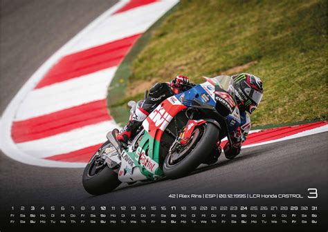 Motorrad Grand Prix 2024 - Kalender MotoGP DIN A3