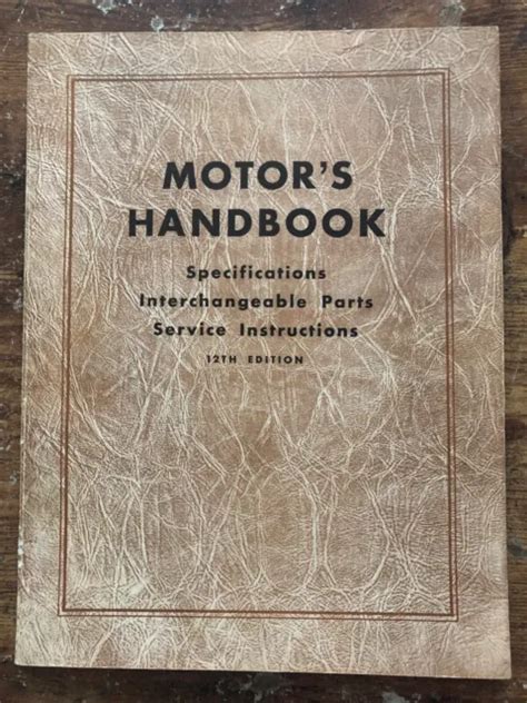 Motors handbook of specifications interchangeable parts service instructions wiring diagrams 17th edition. - Namen des frühmittelalters als sprachliche zeugnisse und als geschichtsquellen.