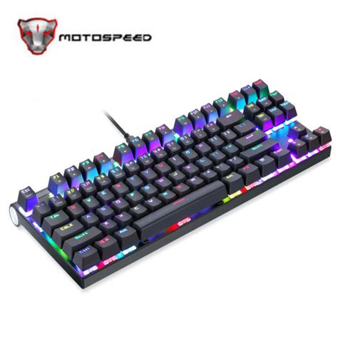 Motospeed CK101 Wired Mechanical RGB Gaming Keyboard …