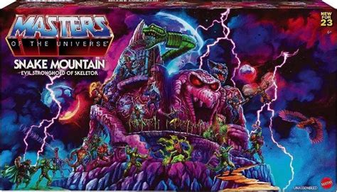 Apr 28, 2023 · Designed for 5.5-inch Origins figures, the new MOTU Snake Mountain playset measures roughly 27-inches tall, 27-inches long, and 13.5-inches wide. Features include a huge snake that can pick up ... . Motu origins snake mountain