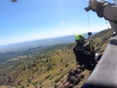 Mount Diablo hiker who fell 100 feet rescued by CHP helicopter