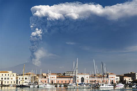 Mount Etna volcano erupts, raining ash on Catania, forcing flight suspension at local airport