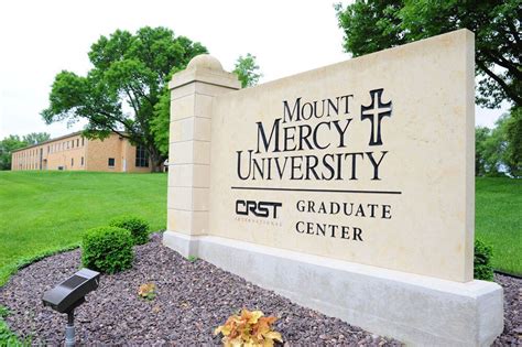 Mount mercy university. Explore Mount Mercy University. Tuition Discount. Take advantage of our corporate partnerships with many regional employers and receive a 10% tuition discount. Pursue your degree while keeping costs manageable. High-Quality Education. Advance in your career as you gain hands-on experience and practical skills from expert faculty. Community Focused 