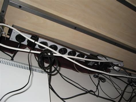 Mount or Attach Power Strips Under a Computer Desk …