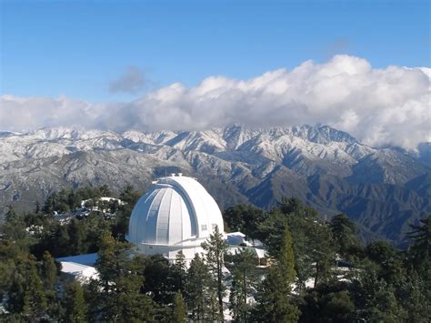 Mount wilson observatory. We continue our weekly ‘Discovering Mount Wilson’ series with Chapter 14 — a timeline of history surrounding the creation of the ‘noblest weapon ever made by man,’ the Observatory’s famed 100-inch ‘Hooker’ telescope.’. With the completion of the 60-inch telescope in 1908, Mount Wilson became the home of the largest ... 