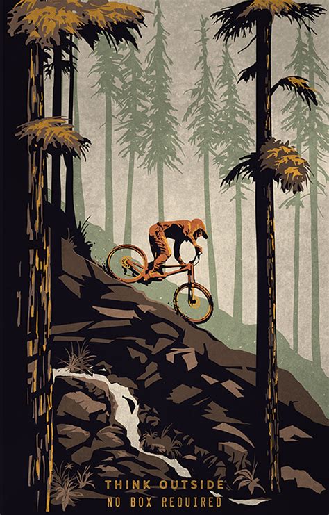 Mountain Bike Illustration