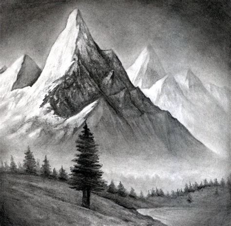 Mountain Drawing Pictures