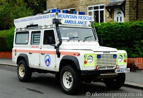 Mountain Rescue UK Emergency Vehicles