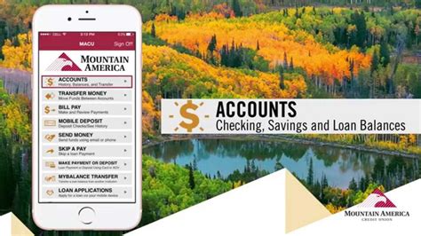 Mountain america credit union online banking. Online Banking; Card Manager; ... Mountain America Credit Union, P.O. Box 2331, Sandy, UT 84091, 1-800-748-4302. Unauthorized account access or use is not permitted and may constitute a crime punishable by law. Mountain America Federal Credit Union does business as Mountain America Credit Union. Membership … 