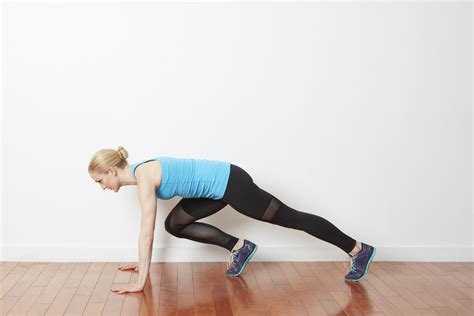 Mountain climbing exercise.  Mountain Climbers Floor Cardio Exercise, Cardio, Cardio Workouts ...