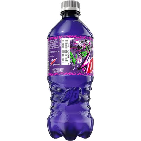 Purple Thunder. DEW REVIEW. I'm going to be completely honest with you guys when I say this, purple thunder has got to be one of if not THE best mountain dew flavor available right now in my opinion. It's just so good I have to stop by and get some everyday after work and get multiple bottles while I'm there so I have some for during work as well.. 