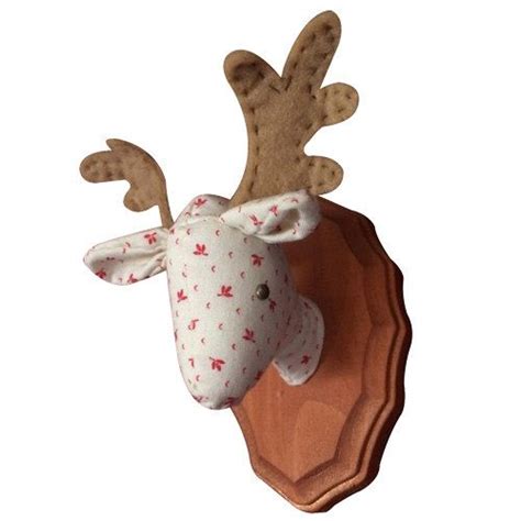 Mounted Reindeer/deer Head Pattern PDF Sewing Tutorial Etsy
