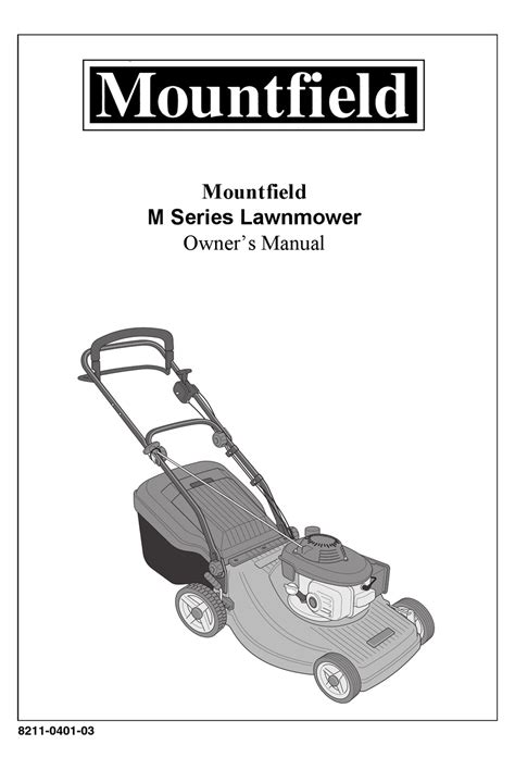 Mountfield Lawnmower manuals