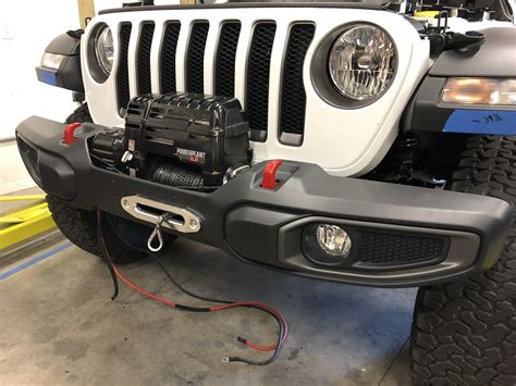 Mounting winch with factory bumper Jeep Wrangler Forum