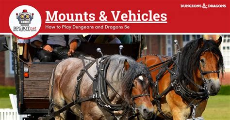 Mounts And Vehicles - Private 5e Campaign