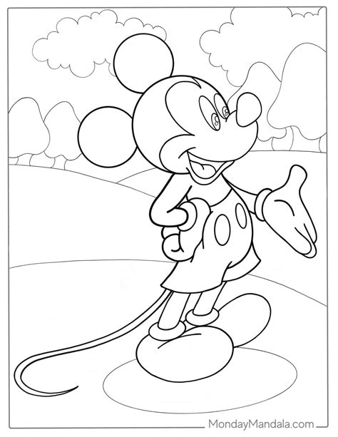Mouse Coloring Sheets