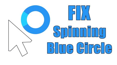 Mouse pointer blue circle flashing.  This post explores 8 ways to fix spinning blue circle There...