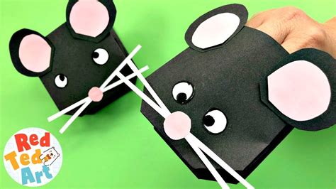 Mouse puppet craft. .  ...