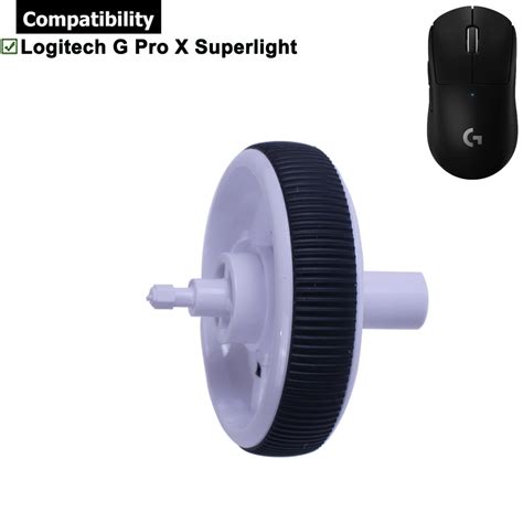 Mouse wheel rubber replacement.  Replacement Scroll Wheel & Rubber Ring Compati...