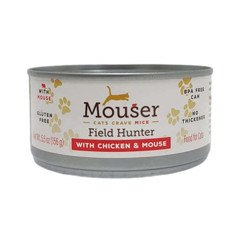 Mouser cat food. Details. Variety pack of 3 tasty recipes customized for cats age 11 and up. Real shredded chicken and flakes salmon, tuna and mackerel in broth for paw-some variety. High protein recipes help support a healthy weight and muscle … 