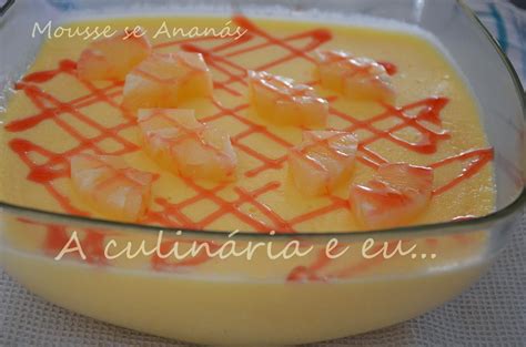 Mousse de ananás Eu e a bimby na cozinha