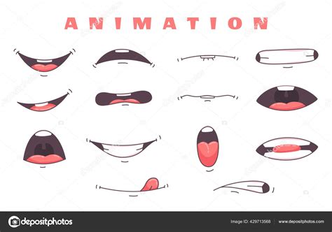 Mouth animations Vector Art Stock Images Depositphotos