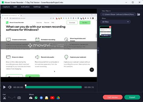 Movavi Screen Recorder 