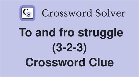 Move to and fro Crossword Clue and Answer - The Games Cabin