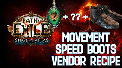 Movement speed boots poe recipe. 6% off Cheap PoE Currency coupon "poeitems": https://www.mulefactory.com/path_of_exile_currency_and_items_for_sale/?ref=208294&campaign=25100Magic Boots with... 