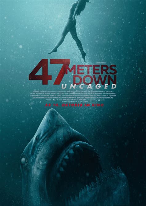 Movie 47 meters. 47 Meters Down is a shark movie that's ultimately way too light on sharks. Director and writer Johannes Roberts wants to build tension, stoke fear in the murky black of the deep sea. What we get ... 