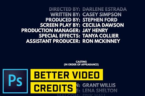 Movie Text End Credits CC Tutorial Learn