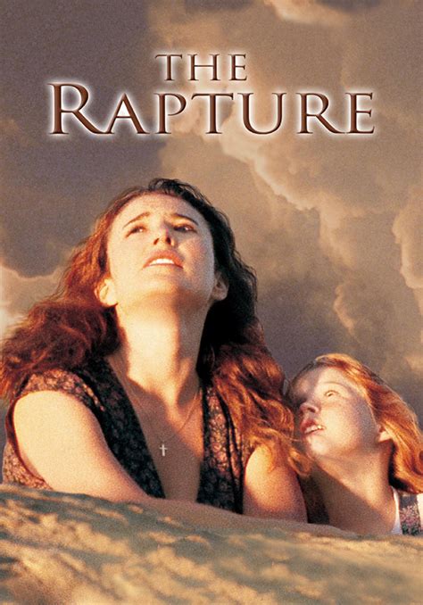Movie about the rapture. The Rapture: Directed by William Steel. With Jaime Murray, Danny Dyer, Phil Davis, Lucinda Rhodes Thakrar. Told through the eyes of Casper Harrison. The Rapture is a fast paced mystery thriller where good and evil collide in the quest to possess the most holiest of artifacts, The Spear Of Destiny. 