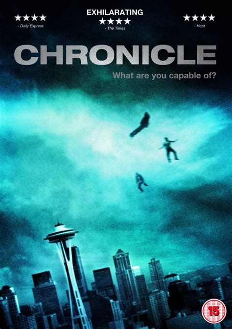 Movie chronicle. Jan 20, 2012 · Chronicle features star-making turns from Alex Russell, Michael B. Jordan and Dane DeHaan. But as they hone their skills, so their powers increase, the trio developing the ability to destroy cars ... 