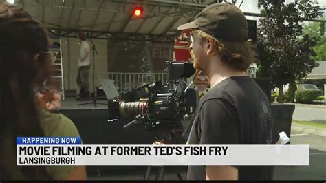 Movie filming at former Ted's Fish Fry in Lansingburgh
