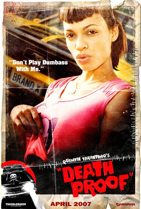 Movie grindhouse death proof. Two separate sets of voluptuous women are stalked at different times by a scarred stuntman who uses his "death proof" cars to execute his murderous plans. Release Date. July 21, 2007. Director ... 