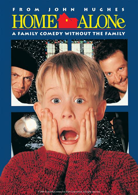 Movie in home alone. Eight-year-old Kevin McCallister makes the most of the situation after his family unwittingly leaves him behind when they go on Christmas vacation. But when a pair of bungling burglars set their sights on Kevin's house, the plucky kid stands ready to defend his territory. By planting booby traps galore, adorably mischievous Kevin stands his ground as his … 