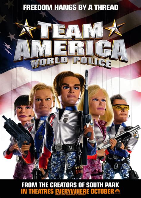 8 Brilliant, Unapologetic Moments From Team America: World Police. News. By Eric Eisenberg. published 18 December 2014. With all of this controversy surrounding Seth Rogen and Evan Goldberg ’s .... 