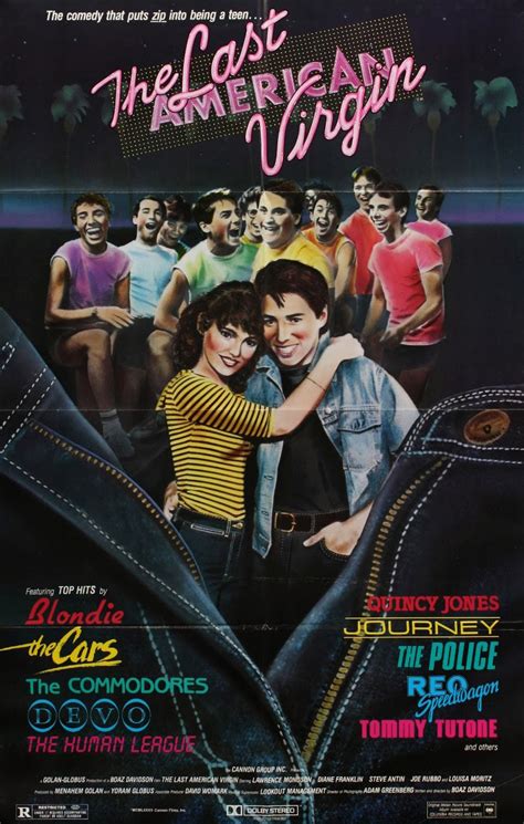Movie the last american virgin. 1 hr 32 min. 6.3 (9,524) 43. The Last American Virgin, a coming-of-age comedy-drama film directed by Boaz Davidson, was released in 1982. The film stars Lawrence Monoson as Gary, a high school student who is hopelessly in love with his best friend Karen (Diane Franklin). Gary spends most of his time hanging out with his two best friends, Rick ... 