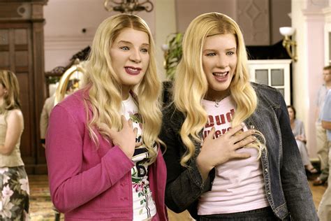Movie white chicks. White Chicks. 2004 | Maturity rating: M | 1h 49m | Comedy. In order to foil a kidnapping, two Black FBI agents disguise themselves as white women to impersonate the heiresses they've been assigned to protect. Starring: Shawn Wayans,Marlon Wayans,Jaime King. 